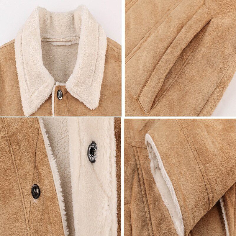 Chaqueta de Hombre de Cuero Legítimo Falcon +3 REGALOS: Cinturón, Reloj y Billetera